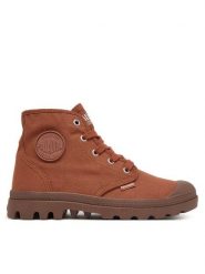 Palladium Trapery Pampahi 92352-212-M Brązowy. Brązowe trapery damskie Palladium, z materiału, bez zapięcia. Za 379.99 zł.
