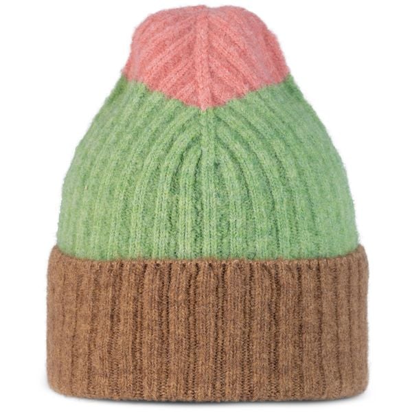 Czapka zimowa dla doroasłych BUFF Knitted Beanie. Zielone czapki damskie Buff, na zimę, bez wzorów, sportowe. Za 199.90 zł.