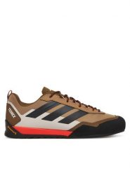 Adidas Trekkingi Terrex Skychaser Solo Approach JS4329 Brązowy. Brązowe buty zimowe męskie Adidas, z materiału, bez zapięcia. Za 529.99 zł.