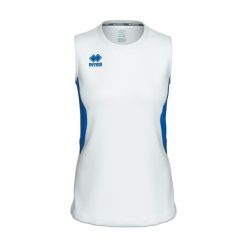 Damski tank top Errea Carry. Białe koszulki sportowe damskie ERREA, bez wzorów, bez ramiączek. Za 227.50 zł.