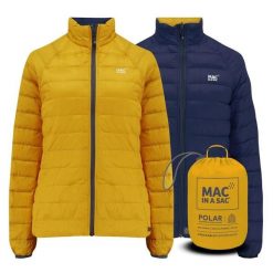 Damska kurtka puchowa Mac In A Sac. Czarne kurtki sportowe damskie Mac In A Sac, l, bez wzorów, z materiału, bez ramiączek, bez kaptura, trekkingowe. Za 500.00 zł.