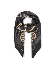 Guess Chusta AW5682 POL90 Czarny. Czarne rękawiczki damskie Guess, z aplikacjami, z poliesteru. Za 194.99 zł.