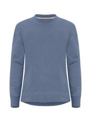 Clique Miami PRO Roundneck Women damska bluza z okrągłym dekoltem – Steel Blue. Niebieskie bluzy damskie CLIQUE, s, bez wzorów, z bawełny, bez ramiączek, bez kaptura. Za 189.24 zł.