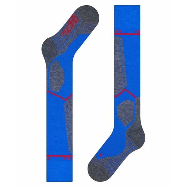 Podkolanówki Falke SK4 Energizer. Niebieskie skarpety męskie Falke, bez wzorów. Za 223.00 zł.