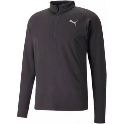 Bluza treningowa męska Puma 52327201. Czarne bluzy męskie Puma, m, bez wzorów, sportowe, bez ramiączek, bez kaptura. Za 269.99 zł.