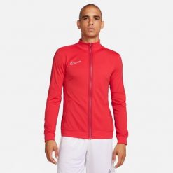 Bluza treningowa męska Nike Academy 23. Czerwone bluzy męskie Nike, m, bez wzorów, sportowe, bez ramiączek, bez kaptura. Za 199.99 zł.