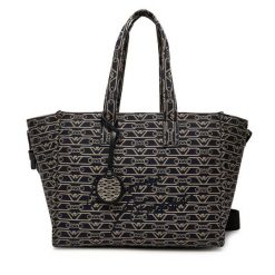 Torebka Emporio Armani. Niebieskie shopperki damskie Emporio Armani, bez wzorów, bez dodatków. Za 1,129.00 zł.