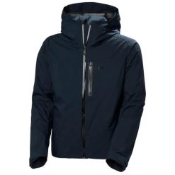 Kurtka narciarska Helly Hansen Swift. Niebieskie kurtki sportowe męskie Helly Hansen, l, bez wzorów, z materiału, bez kaptura, narciarskie, primaloft. Za 1,616.05 zł.