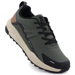 Półbuty sportowe męskie casual zielone McBraun 9460. Zielone buty sportowe męskie McBraun, bez wzorów, ze skóry ekologicznej, bez zapięcia. Za 167.99 zł.