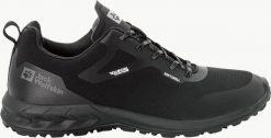 Buty trekkingowe męskie Jack Wolfskin Woodland Shell Texapore Low czarne r. 43. Czarne trekkingi męskie Jack Wolfskin, bez zapięcia. Za 396.90 zł.