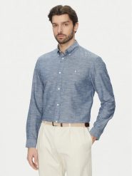 Jack & Jones Koszula Summer 12274599 Niebieski Regular Fit. Niebieskie koszule męskie Jack & Jones, l, bez wzorów, z bawełny, bez kołnierzyka, bez ramiączek. Za 89.99 zł.