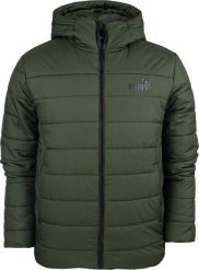 Kurtka męska Puma Kurtka męska Puma ESS Hooded Padded zielona 848938 31 S. Zielone kurtki męskie Puma, m, bez wzorów, bez kaptura. Za 277.18 zł.
