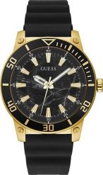 Zegarek Guess Zegarek męski GW0420G2 czarny. Czarne zegarki męskie Guess, z aplikacjami. Za 655.00 zł.