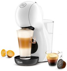 Ciśnieniowy na kapsułki De'Longhi Dolce Gusto Piccolo XS EDG110.WB Zimna Kawa biały. Białe ekspresy ciśnieniowe De'longhi. Za 209.00 zł.