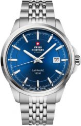 Zegarek Head Zegarek męski Swiss Military by Chrono SM34104.03 srebrny. Szare zegarki męskie Head, bez wzorów, srebrne. Za 1,090.00 zł.