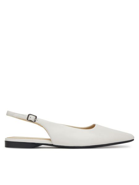 Vagabond Shoemakers Sandały Delia 5907-201-01 Biały. Białe sandały damskie Vagabond Shoemakers, bez wzorów, ze skóry, bez obcasa, na płaskiej podeszwie, bez zapięcia. Za 279.99 zł.