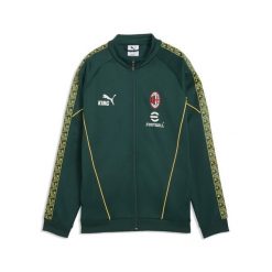 Młodzieżowa kurtka AC Milan KING Anthem PUMA. Zielona kurtki męskie Puma, m, bez wzorów, młodzieżowe, bez kaptura. Za 339.00 zł.
