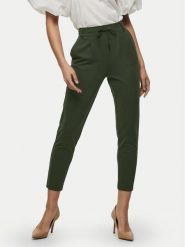 ONLY Spodnie materiałowe Poptrash 15115847 Khaki Regular Fit. Brązowe spodnie materiałowe damskie ONLY, bez wzorów, z materiału. Za 189.99 zł.