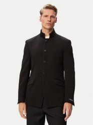 KARL LAGERFELD Marynarka Glory 155220 563115 Czarny Regular Fit. Czarne garnitury męskie KARL LAGERFELD, m, bez wzorów, z syntetyku, bez kołnierzyka, bez ramiączek. Za 1,789.00 zł.