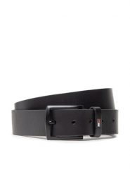 Tommy Hilfiger Pasek Męski Denton Matte 3.5 AM0AM08362 Czarny. Czarne paski męskie Tommy Hilfiger, ze skóry. Za 149.99 zł.