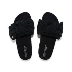 Klapki plażowe damskie Flip Flop Pool Slide. Czarne klapki damskie Flip Flop, na lato, bez wzorów, bez obcasa, bez zapięcia. Za 100.05 zł.