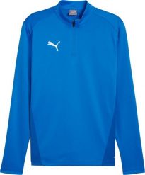 Puma Bluza męska Puma TeamGoal Training 1/4 Zip Top niebieska 658629 02 M. Niebieskie bluzy męskie Puma, m, bez wzorów, bez ramiączek, bez kaptura. Za 233.27 zł.