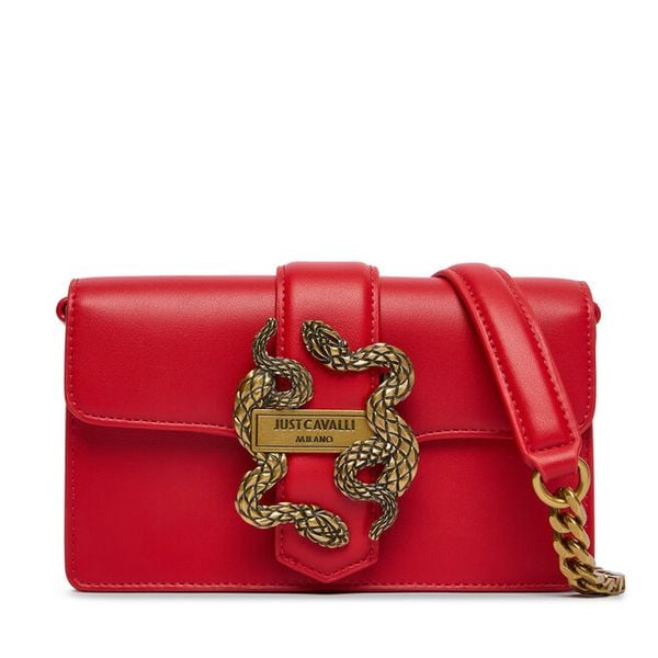 Torebka Just Cavalli. Czerwone torebki do ręki damskie Just Cavalli, bez wzorów, bez dodatków. Za 519.99 zł.