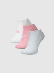 4F Skarpetki casual stopki (3-pack) damskie - multikolor 35-38. Skarpetki damskie 4F, bez wzorów, z bawełny. Za 44.99 zł.
