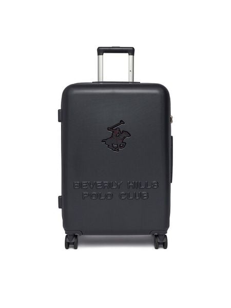 Beverly Hills Polo Club Walizka średnia CEO-BHPC-M-002-08-NAVY Granatowy. Niebieskie walizki męskie Beverly Hills Polo Club, bez wzorów, z tworzywa sztucznego, średnie. Za 359.99 zł.