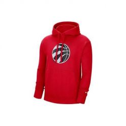 Bluza sportowa męska Nike Nba Toronto Raptors. Czerwone bluzy sportowe męskie Nike, m, bez wzorów, z kapturem. Za 387.00 zł.