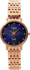 Zegarek Timex Zegarek damski Timex TW2T38600 CYRKONIE różowe złoto. Czerwone zegarki damskie Timex, złote. Za 539.00 zł.