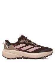 Adidas Trekkingi Terrex Tracefinder Plus Gore-Tex JQ1962 Brązowy. Brązowe obuwie trekkingowe damskie Adidas, z gore-texu, bez zapięcia. Za 528.99 zł.