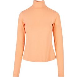 Damska bluza z długim rękawem z golfem z modalu Urban Classics. Czerwone bluzy damskie Urban Classics, na zimę, bez wzorów, bez ramiączek, bez kaptura. Za 149.50 zł.