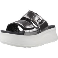 Sandały HEY DUDE DELRAY SLIDE CLASSIC Srebrny. Szare sandały damskie PRO BRANDS, bez wzorów, z syntetyku, bez obcasa, bez zapięcia. Za 263.99 zł.
