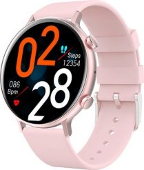 Smartwatch Rubicon RNCE98 Różowy (RNCE98). Czerwone zegarki smartwatch Rubicon, bez wzorów. Za 169.00 zł.