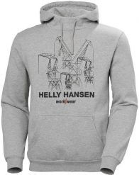 Helly Hansen Bluza męska Helly Hansen z kapturem szara kangurka sportowa na codzień. Szare bluzy sportowe męskie Helly Hansen, m, bez wzorów, z kapturem. Za 99.00 zł.