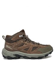 Jack Wolfskin Trekkingi Vojo Tour Mid M A62072 Brązowy. Brązowe botki męskie Jack Wolfskin, ze skóry, bez zapięcia. Za 649.99 zł.