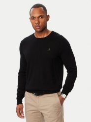 Polo Ralph Lauren Sweter 710954589004 Czarny Regular Fit. Czarne swetry męskie Polo Ralph Lauren, m, bez wzorów, z wełny, bez kołnierzyka, bez ramiączek. Za 919.99 zł.