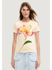 Desigual T-Shirt Estocolmo 26SWTK03 Beżowy Regular Fit. Brązowe t-shirty damskie Desigual, m, bez wzorów, z bawełny, bez kołnierzyka, bez ramiączek. Za 149.99 zł.