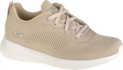 Skechers Skechers Bobs Squad Tough Talk 32504-NAT beżowe 37. Brązowe obuwie sportowe damskie Skechers, bez wzorów, bez zapięcia. Za 279.71 zł.