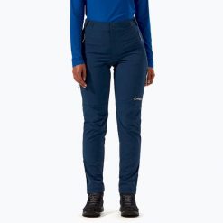 Spodnie shell damskie Berghaus Trail-Explorer. Niebieskie spodnie sportowe damskie Berghaus, na lato, bez wzorów, sportowe, trekkingowe. Za 419.99 zł.