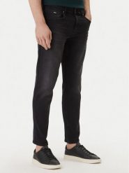 BOSS Jeansy H-Re.Maine 50556509 Czarny Regular Fit. Czarne jeansy męskie Boss, z bawełny. Za 719.99 zł.