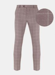 PAKO LORENTE – Spodnie męskie garniturowe BUDI PPLM9-6G-205-R. Czerwone eleganckie spodnie męskie Pako Lorente, m, bez wzorów, z tkaniny. Za 99.99 zł.