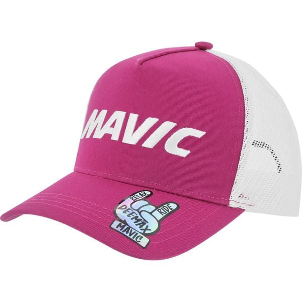 Czapka Trucker Mavic. Czerwone czapki damskie MAVIC, bez wzorów, z materiału. Za 162.00 zł.