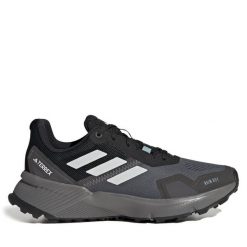Trekkingi adidas. Czarne obuwie trekkingowe damskie Adidas, bez zapięcia. Za 349.99 zł.