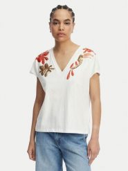 LOLA CASADEMUNT T-Shirt MS2615002 Biały Regular Fit. Białe t-shirty damskie LOLA CASADEMUNT, xl, bez wzorów, z bawełny, bez kołnierzyka, bez ramiączek. Za 379.99 zł.