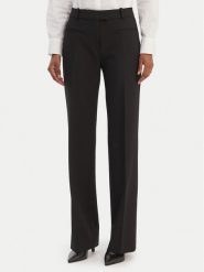 HUGO Spodnie materiałowe Hilayla 50555896 Czarny Slim Fit. Czarne spodnie materiałowe damskie Hugo, bez wzorów, z materiału. Za 749.99 zł.