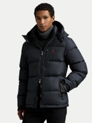Polo Ralph Lauren Kurtka puchowa 710968278001 Czarny Regular Fit. Czarne kurtki męskie Polo Ralph Lauren, l, bez wzorów, z puchu, bez kaptura. Za 2,199.00 zł.