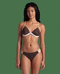 Strój kąpielowy damski dwuczęściowy bikini basen plaża Arena Pro File. Brązowe stroje kąpielowe damskie ARENA, l, bez wzorów, z elastanu. Za 121.98 zł.