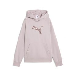 Damska bluza z kapturem Essentials Sequins PUMA. Czerwone bluzy damskie Puma, na jesień, l, bez wzorów, z bawełny, eleganckie, bez ramiączek, z kapturem. Za 249.00 zł.
